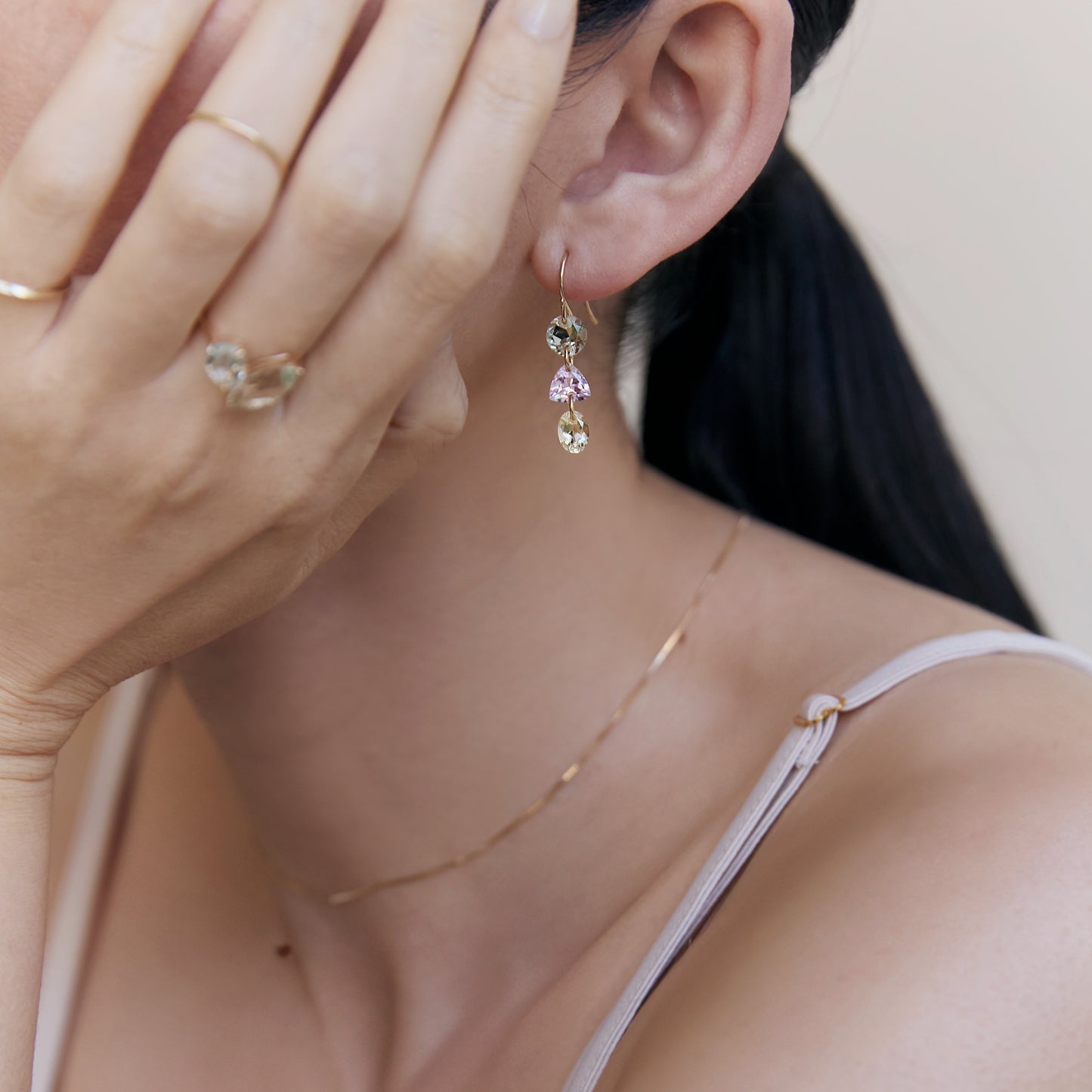 3 LOLIPOPS EARRING (single)