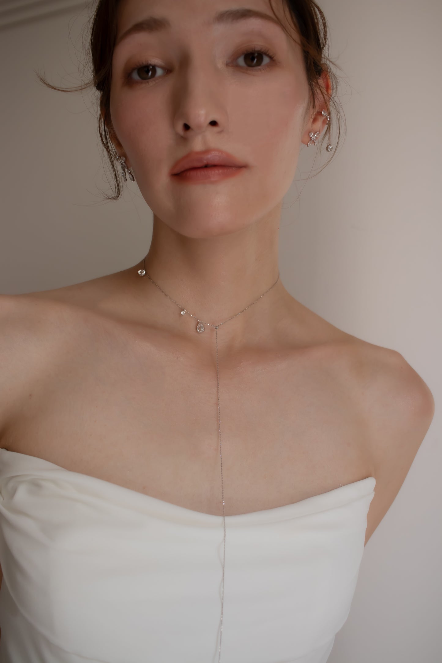 FALLING DEW LARIAT NECKLACE