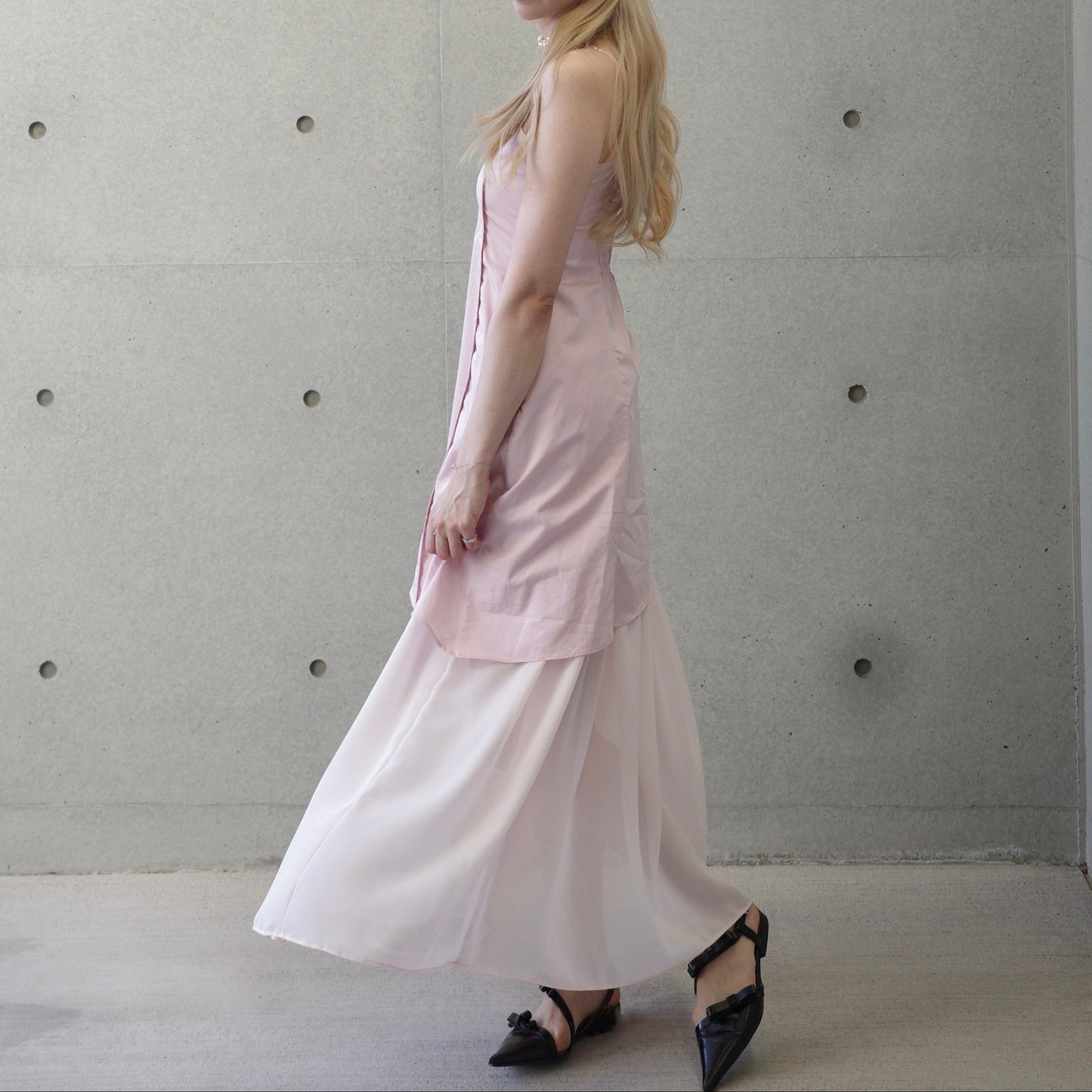 【EVENT】ASYMMETRIC VEIL DRESS