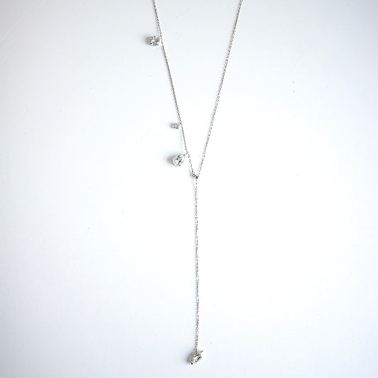 FALLING DEW LARIAT NECKLACE