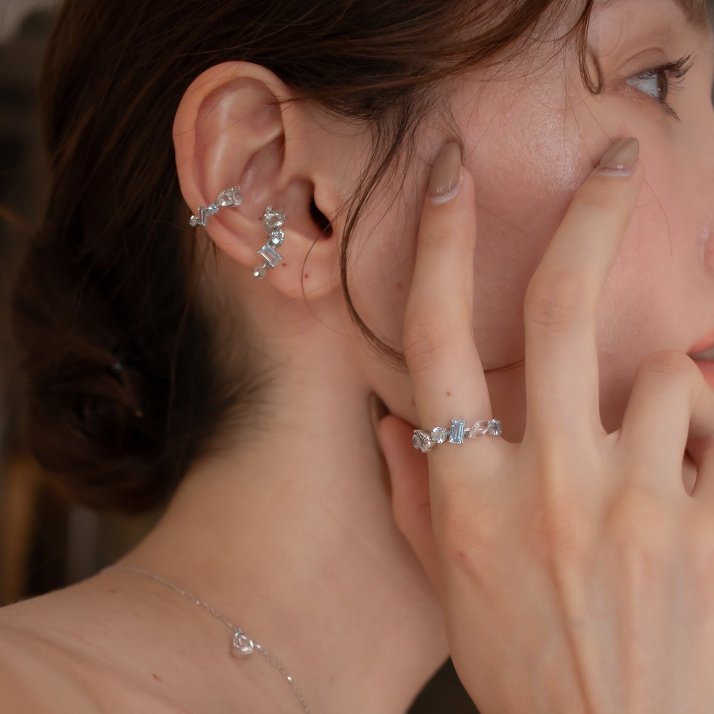 【1泊2日〜】DEW EAR CUFF -L-
