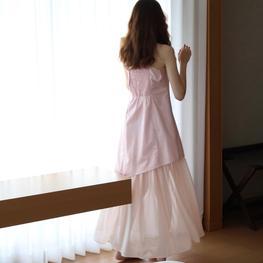 【7.29 wed 20:00-start】ASYMMETRIC VEIL DRESS