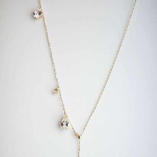 FALLING DEW LARIAT NECKLACE