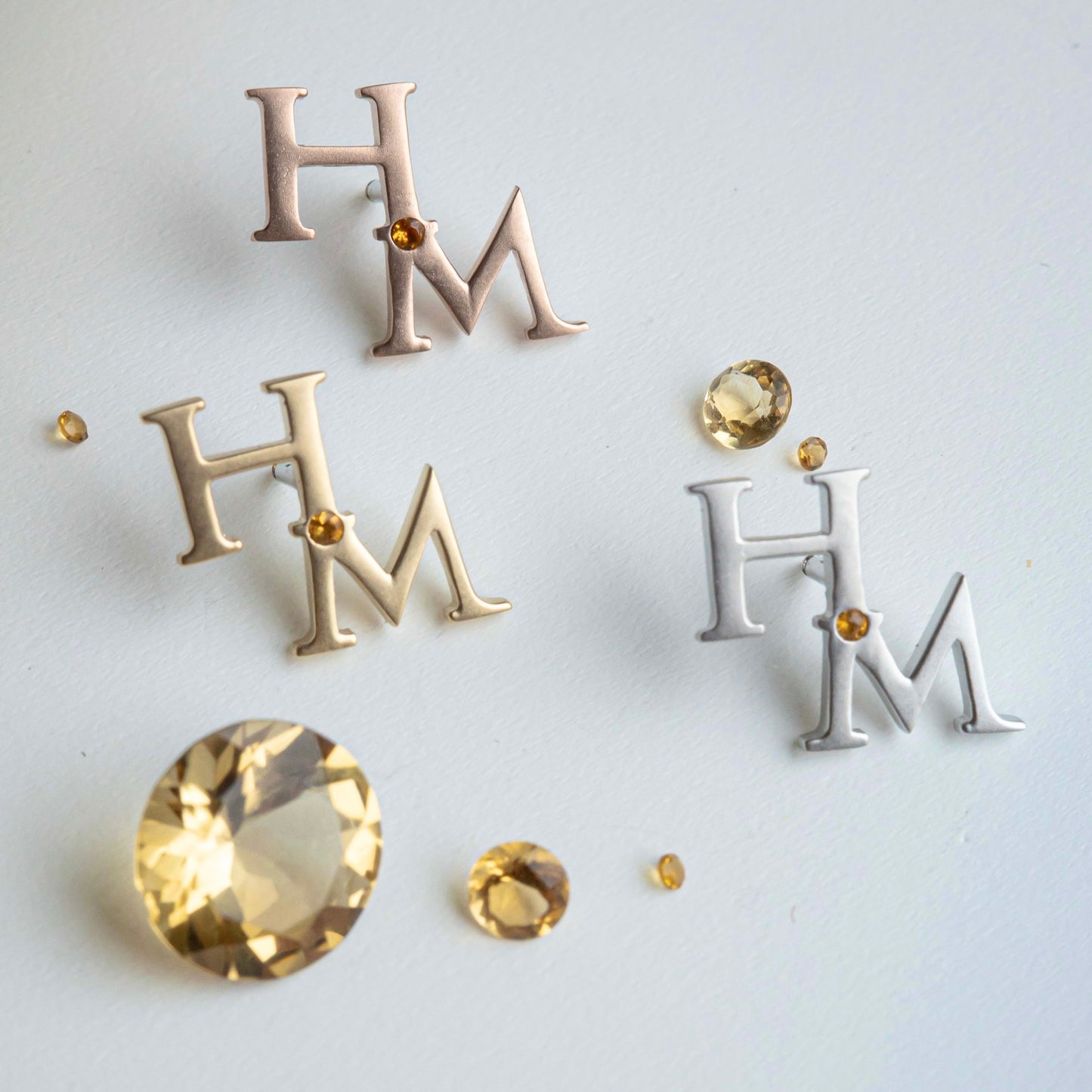 -bespoke- "HM" PIN BROOCH