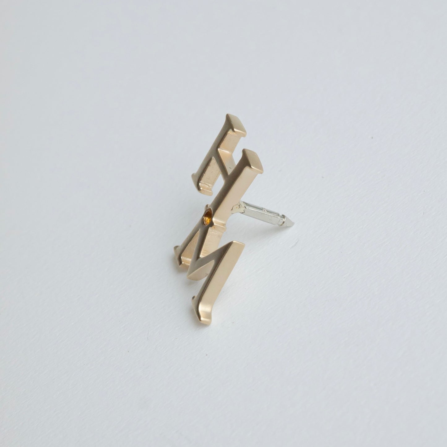 -bespoke- "HM" PIN BROOCH