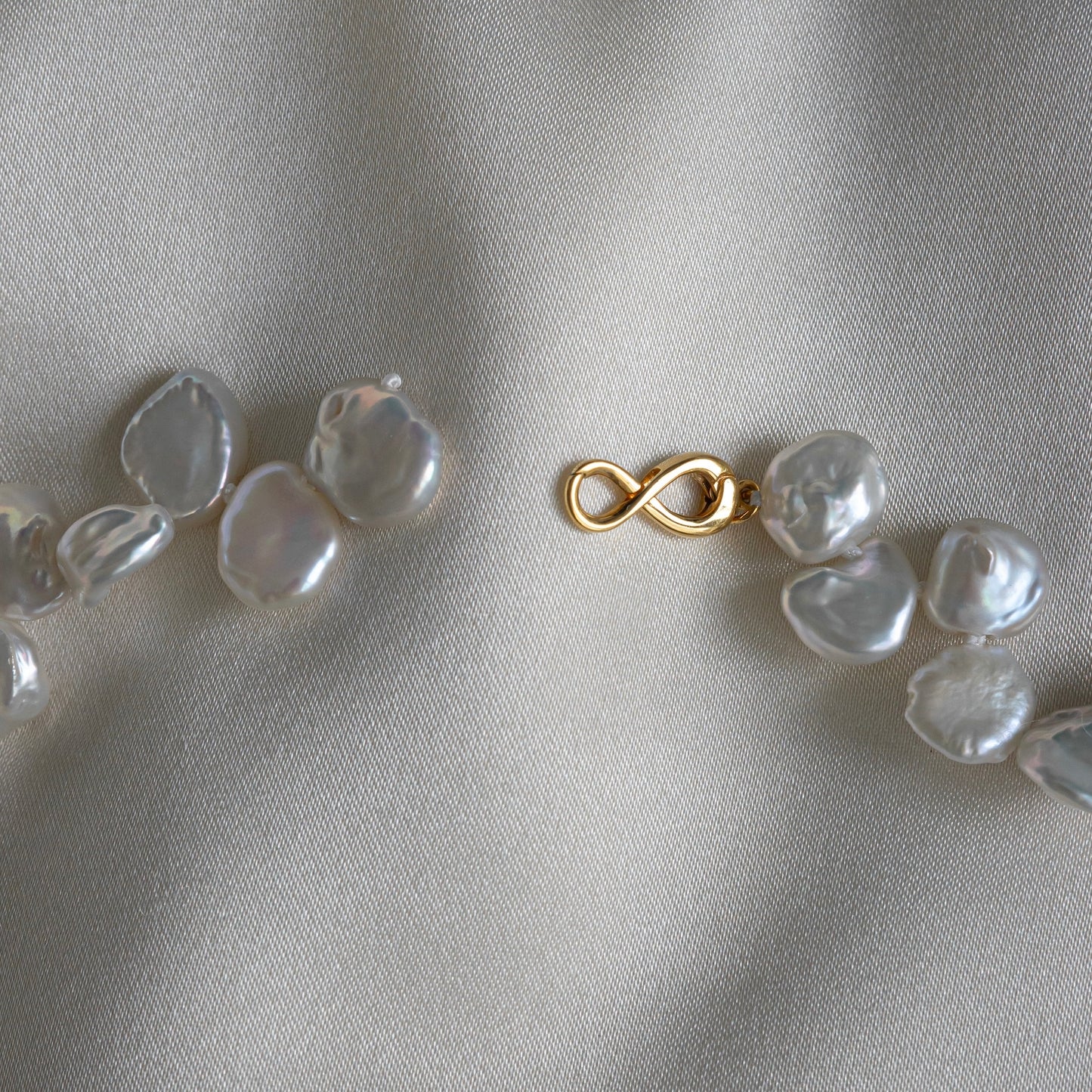 【6.6 sat 19:00-in stock】3WAY FALLING PATELS PEARL LARIAT NECKLACE(GD)